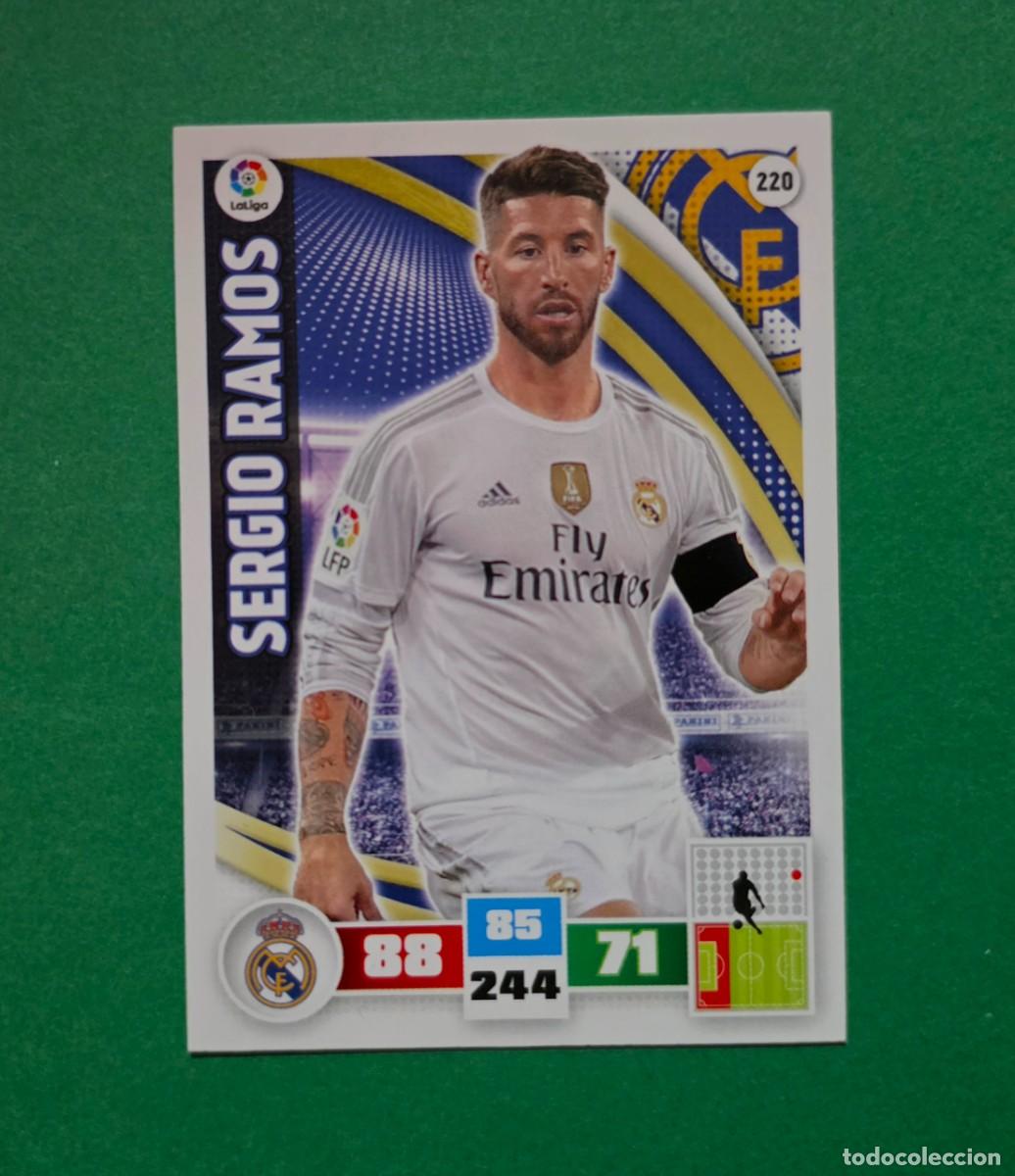Cromos de f&uacute;tbol: 220 SERGIO RAMOS - REAL MADRID - ADRENALYN XL 2015-16 - 15/16