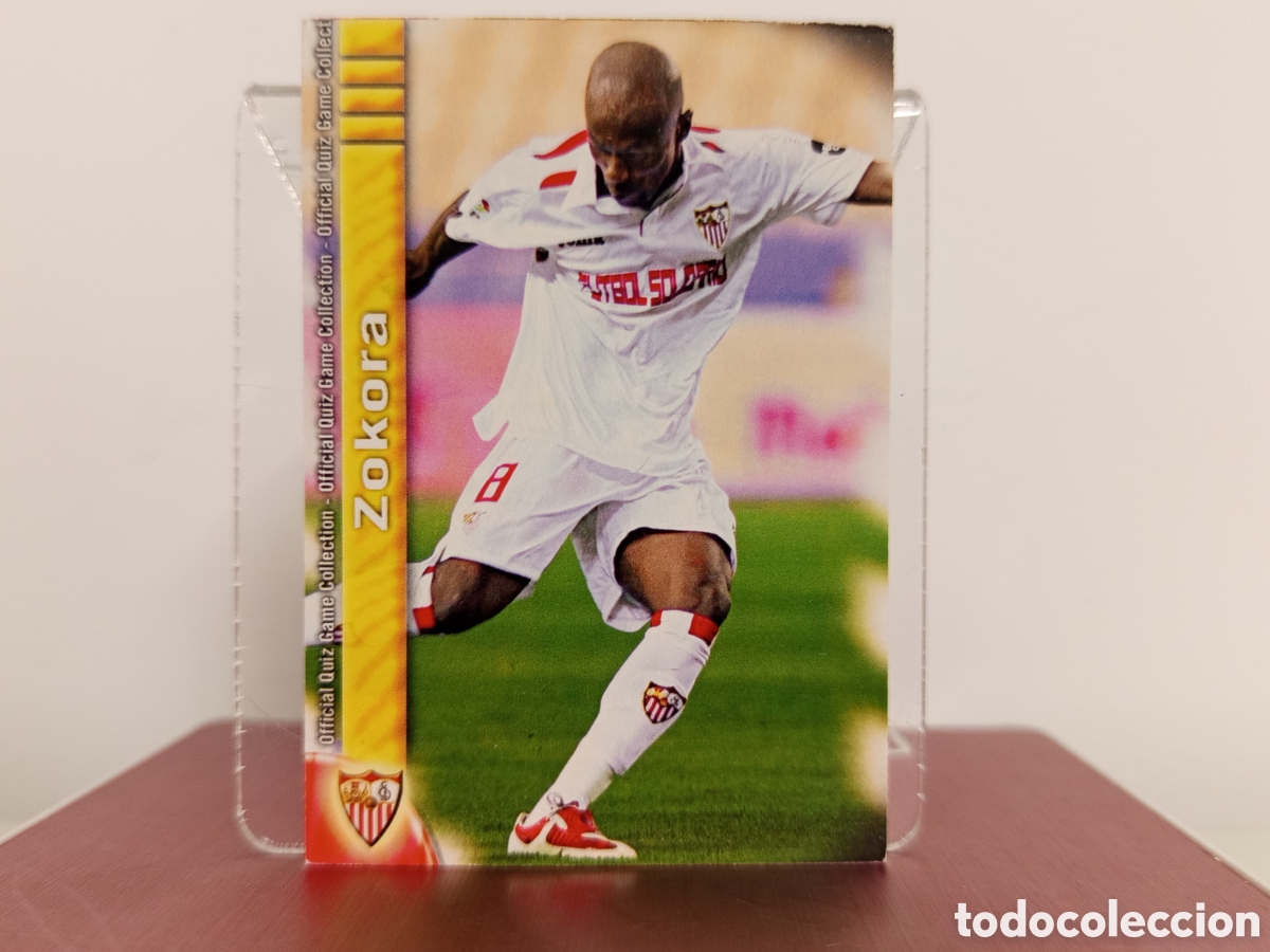 Fu&szlig;ball-Sticker: ❇️ CROMO ⚽ ZOKORA SEVILLA 62 FICHAS LIGA QUIZ COLLECTION MUNDICROMO ❇️