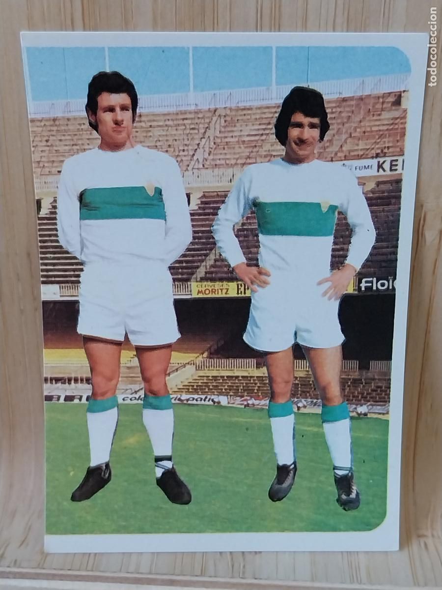 Figurine di Calcio: CHIVA - SITJA ELCHE RUIROMER A&Ntilde;O 1975 75 76 CROMO 48 *-+-* SIN PEGAR NUNCA ROMERO