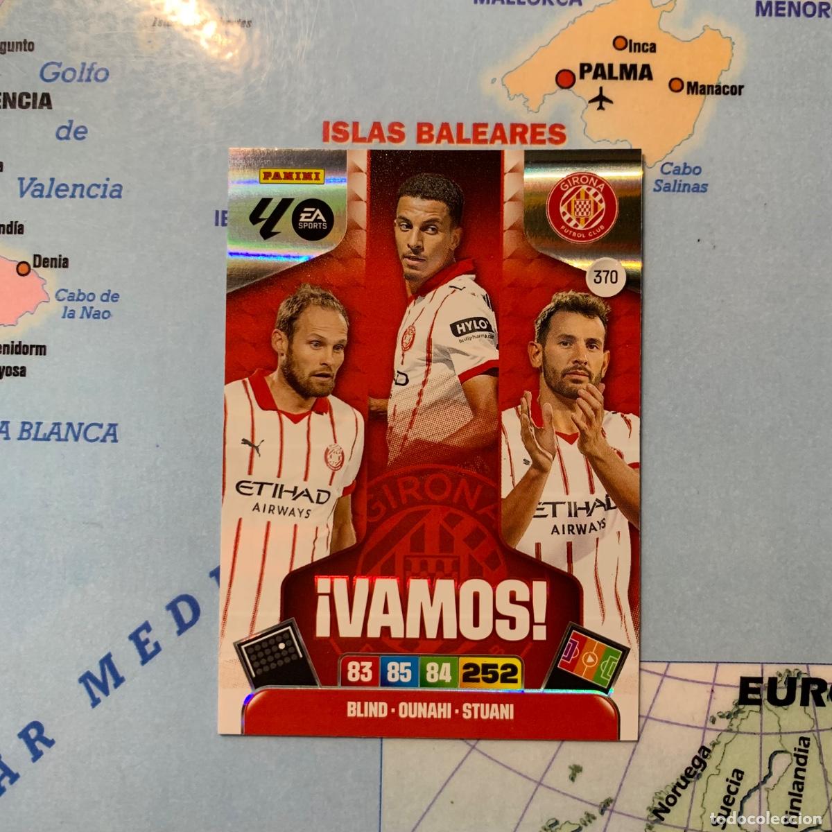 Figurine di Calcio: Vamos numero 370 del Girona cromo adrenalyn XL 25-26 2025-2026