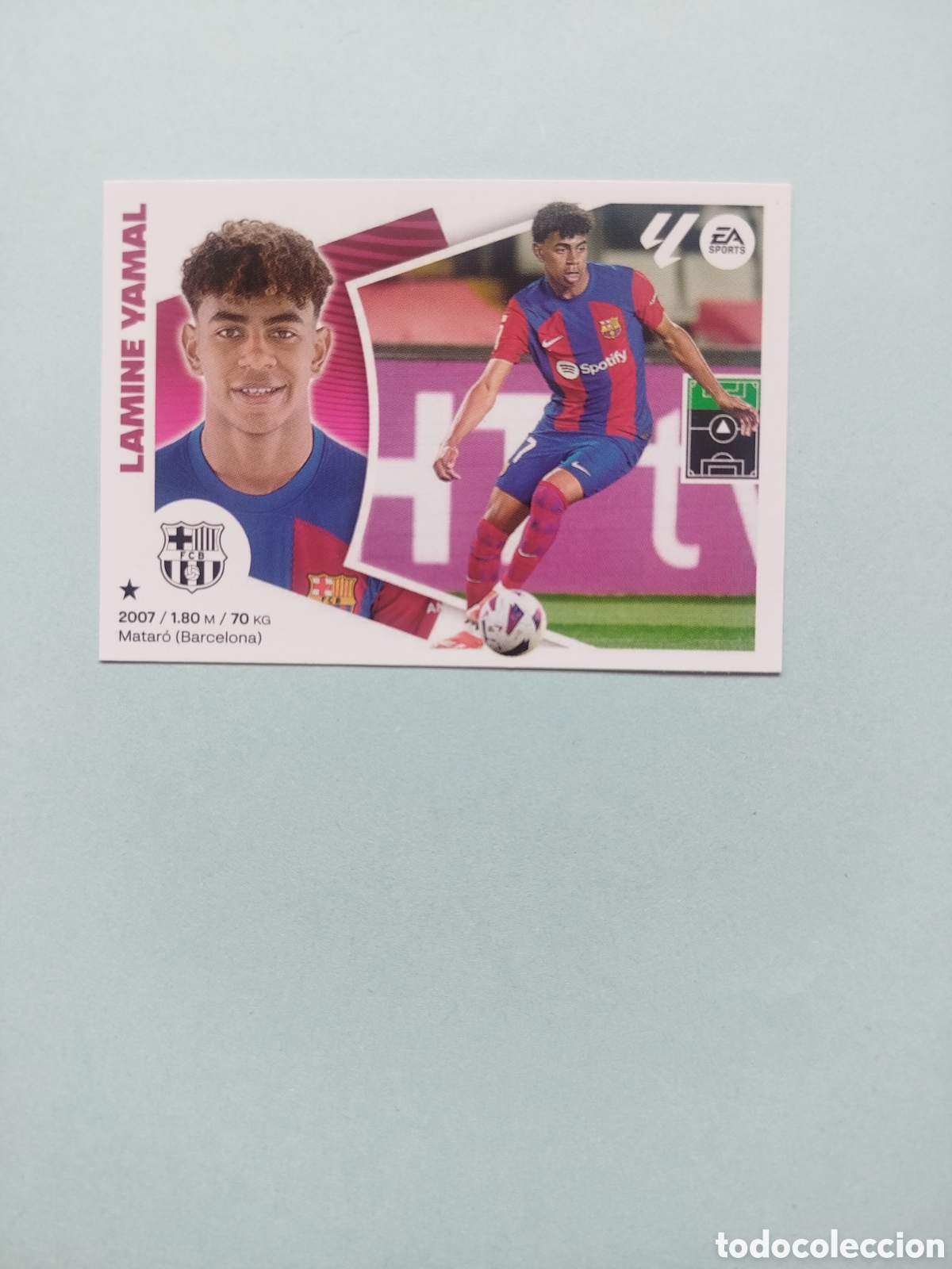 Cromos de F&uacute;tbol: LAMINE YAMAL LIGA ESTE 24-25 NUEVO