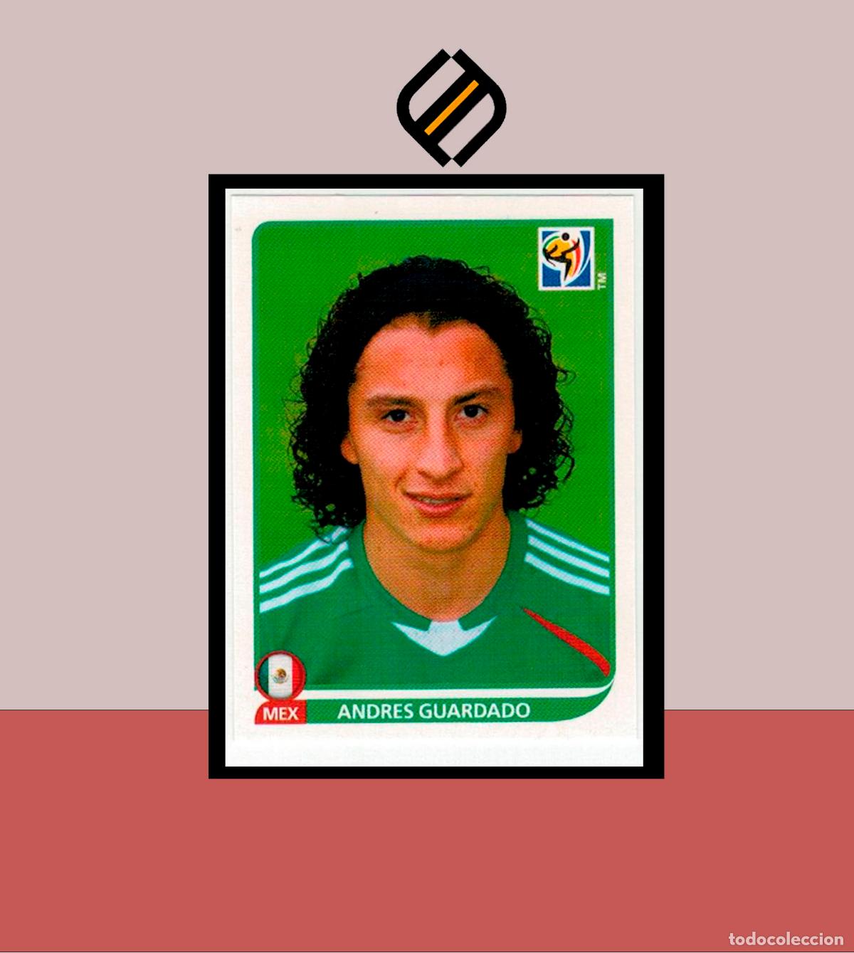 Cromos de F&uacute;tbol: FIFA WORLD CUP 2010 SOUTH AFRICA PANINI N&ordm; 60 ANDRES GUARDADO MEXICO MEJICO ALBUM MUNDIAL COLECCI&Oacute;N