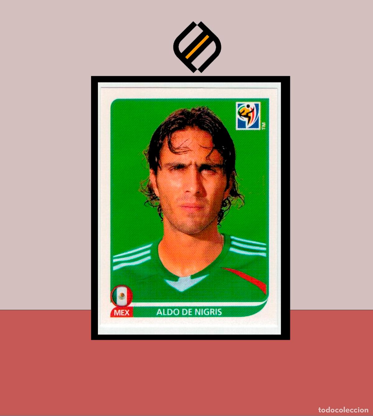 Cartes &agrave; collectionner de Football: FIFA WORLD CUP 2010 SOUTH AFRICA PANINI N&ordm; 66 ALDO DE NIGRIS MEXICO MEJICO ALBUM MUNDIAL COLECCI&Oacute;N