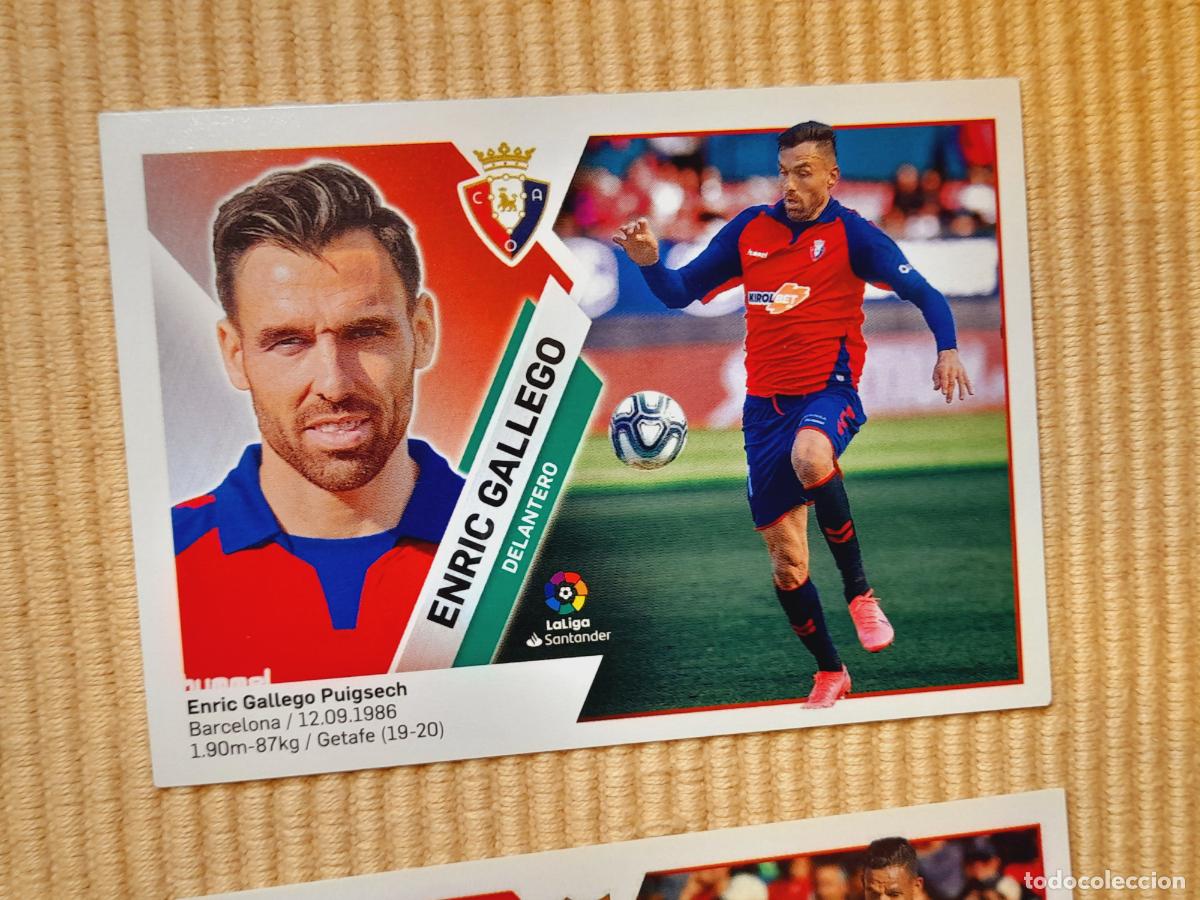 Cromos de F&uacute;tbol: CROMO 33 ENRIC GALLEGO (MERCADO INVIERNO) C. AT. OSASUNA LIGA 19-20 (2019 2020) &Aacute;LBUM ESTE