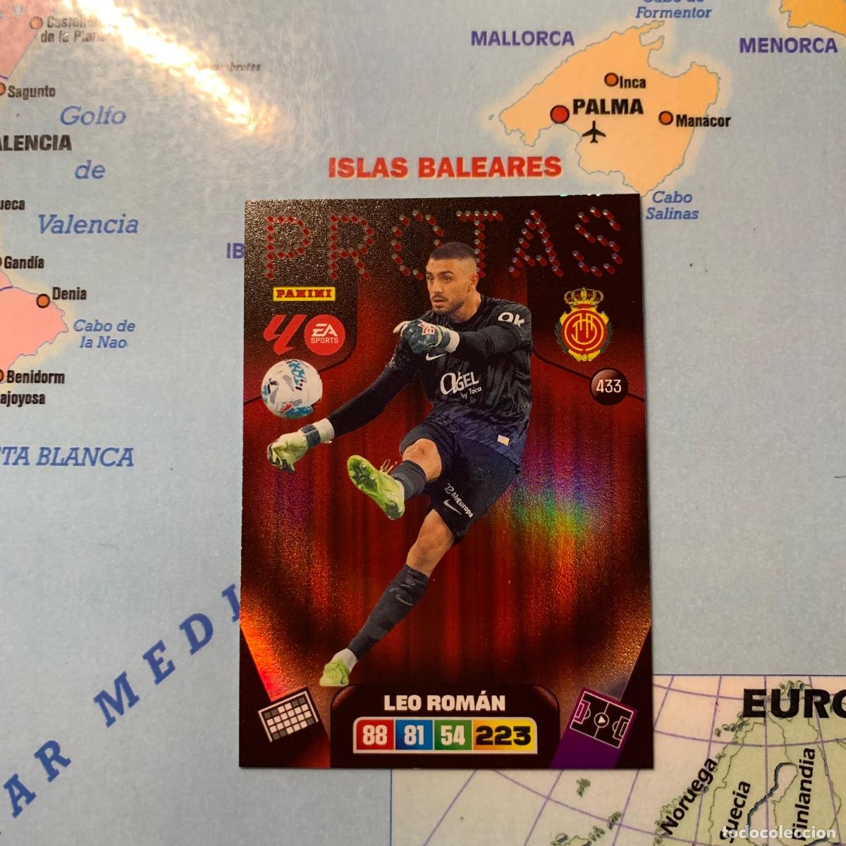 Cromos de F&uacute;tbol: Leo Roman Protas n&uacute;mero 433 Del Mallorca cromo adrenalyn XL 25-26 2025-2026