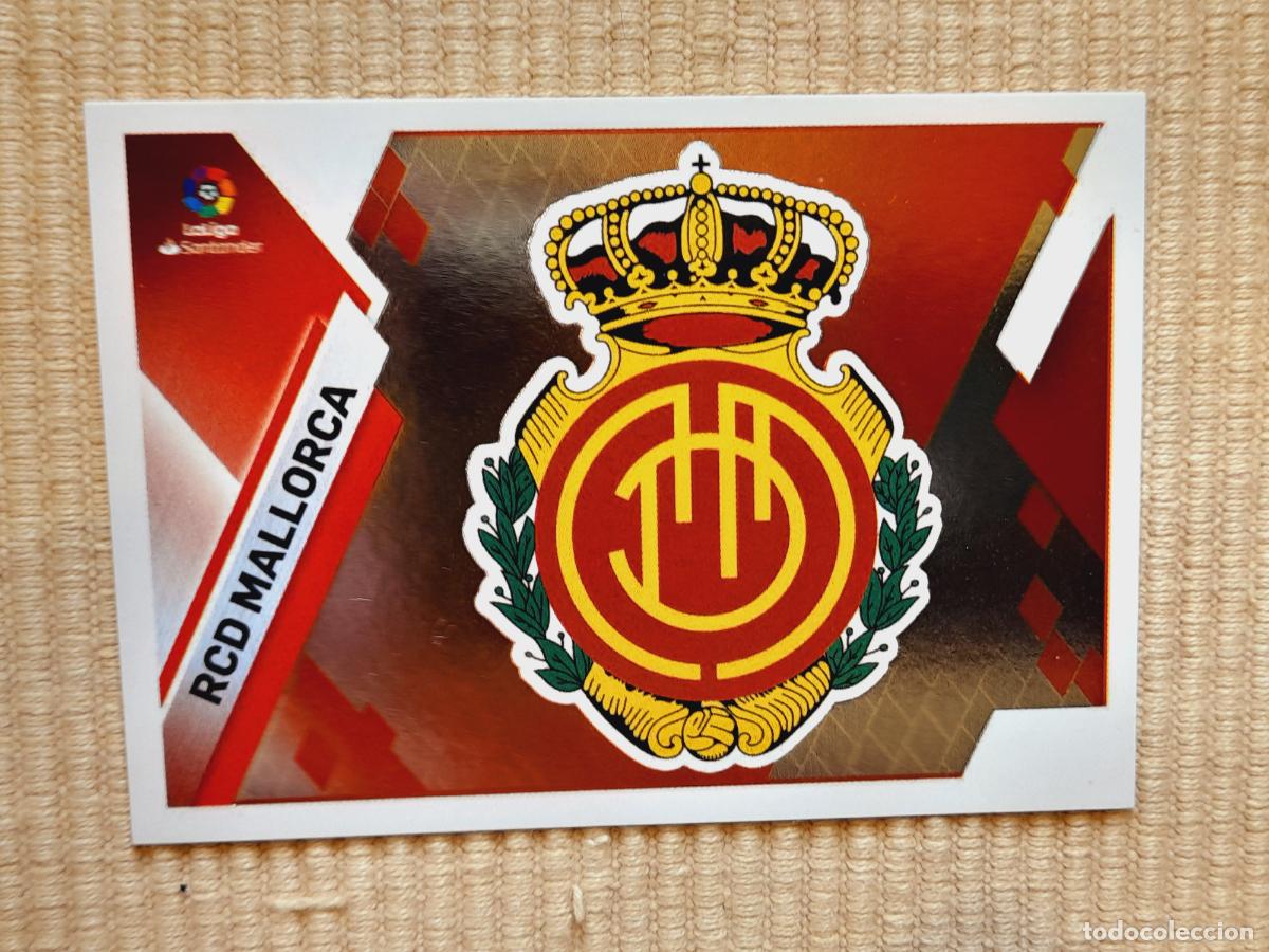 Cromos de F&uacute;tbol: CROMO 27 ESCUDO RCD MALLORCA LIGA 19-20 (2019 2020) &Aacute;LBUM ESTE