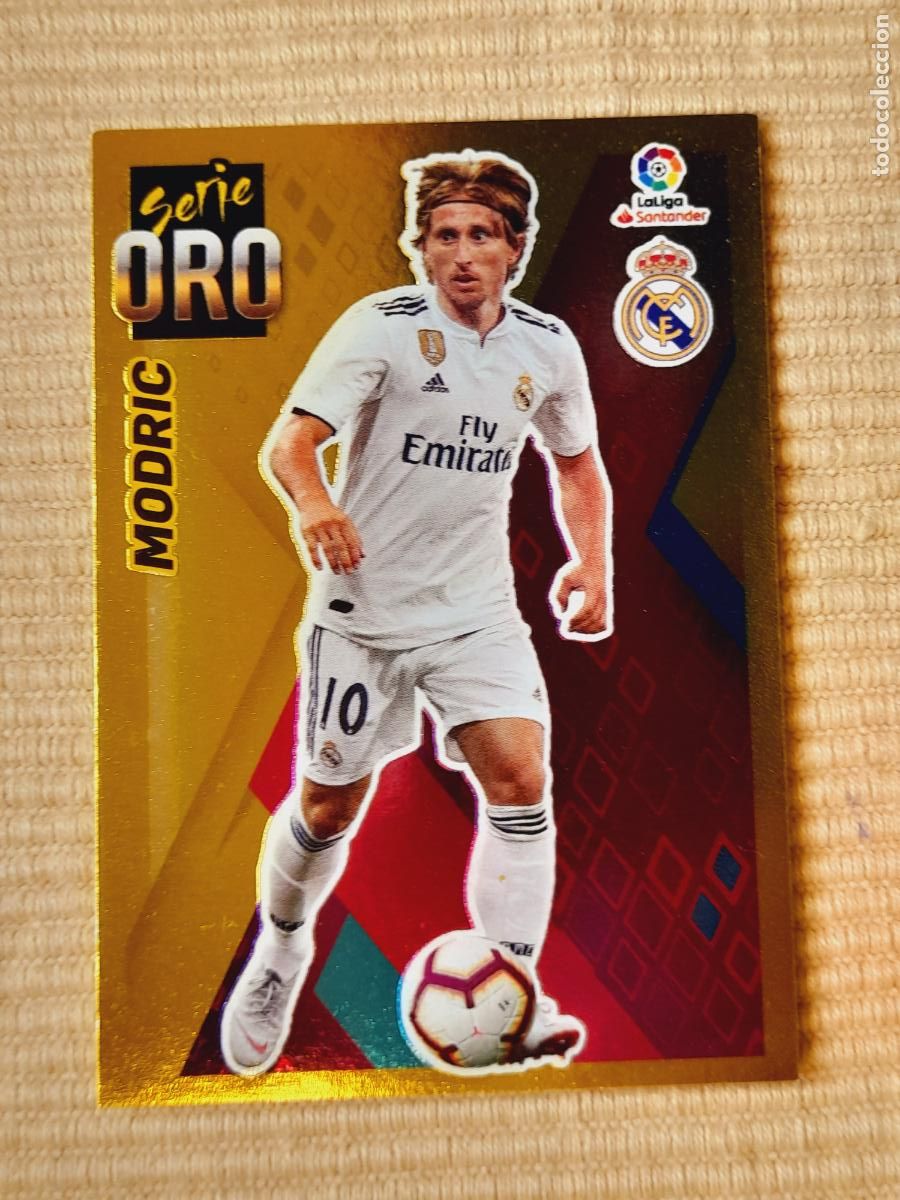 Cromos de Futebol: CROMO 6 MODRIC (SERIE ORO) REAL MADRID LIGA 19-20 (2019 2020) &Aacute;LBUM ESTE