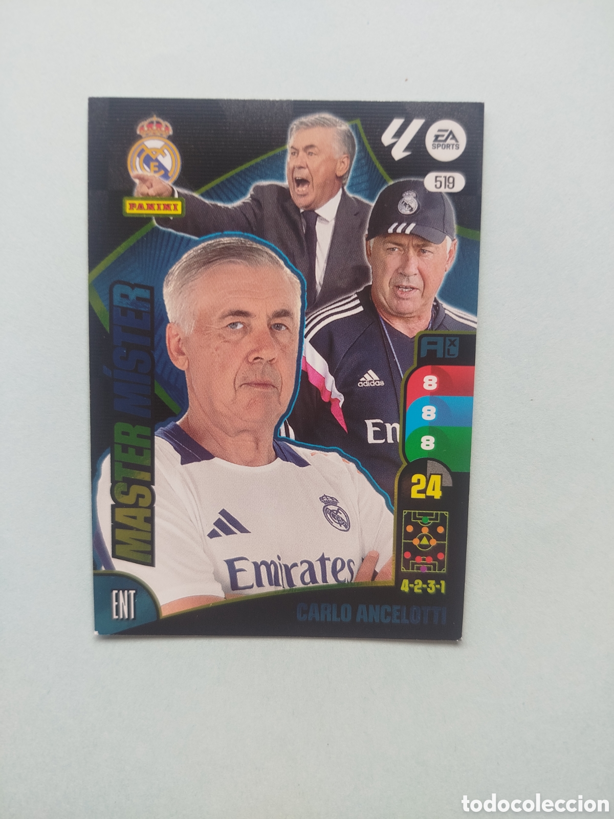 Cromos de Futebol: MASTER MISTER ANCELOTTI ADRENALYN 24-25