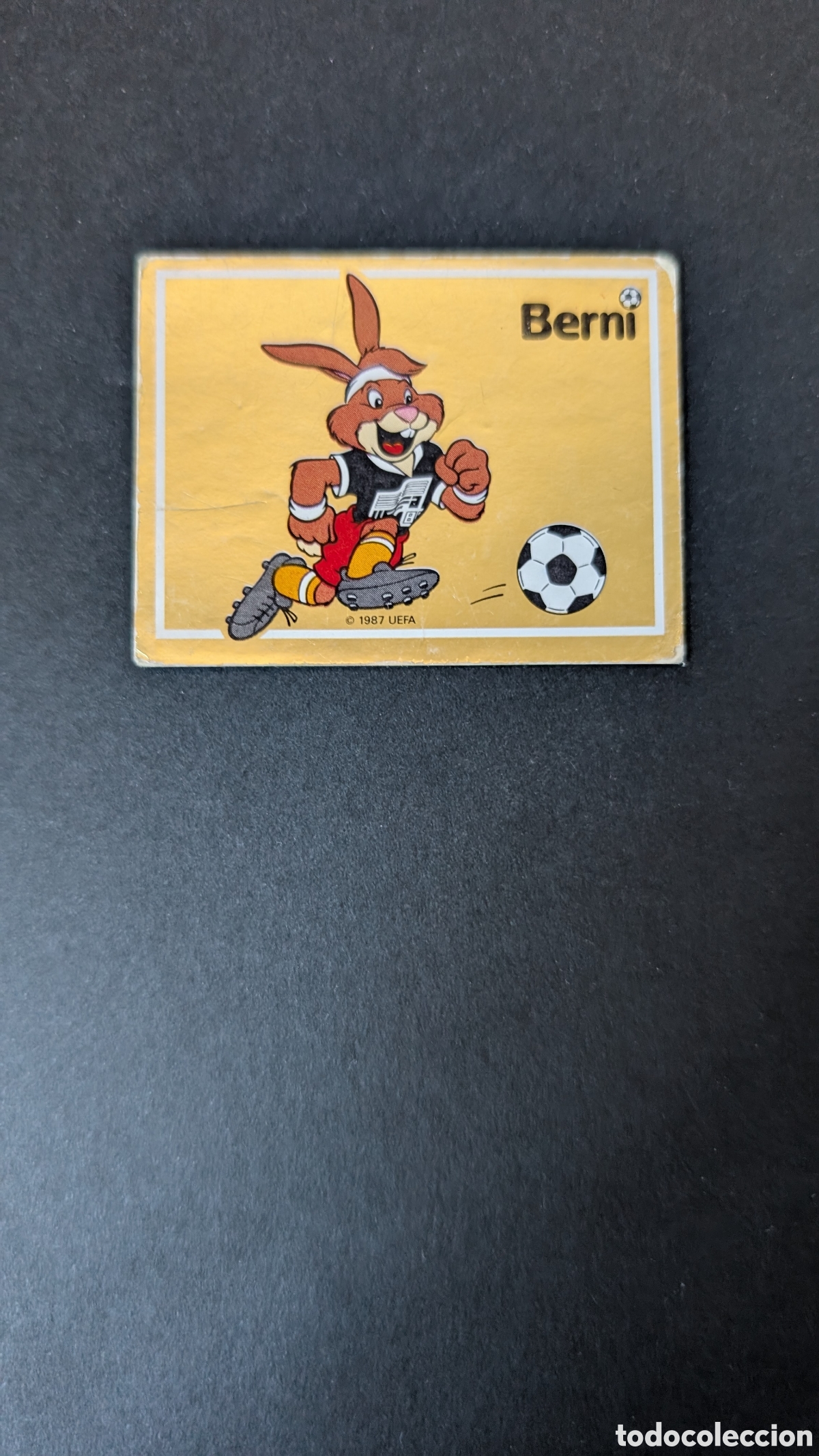 Cromos de Futebol: MASCOTA BERNI 40 EUROCOPA EURO ALEMANIA 1988 88 PANINI NUNCA PEGADO SIGNOS DE DESGASTE
