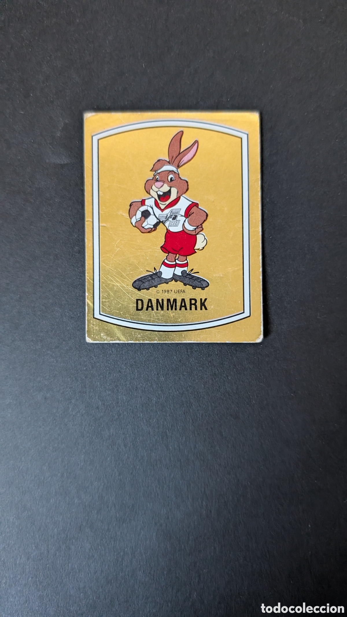 Cromos de Futebol: MASCOTA BERNI DINAMARCA 103 EUROCOPA EURO ALEMANIA 1988 88 PANINI NUNCA PEGADO SIGNOS DE DESGASTE