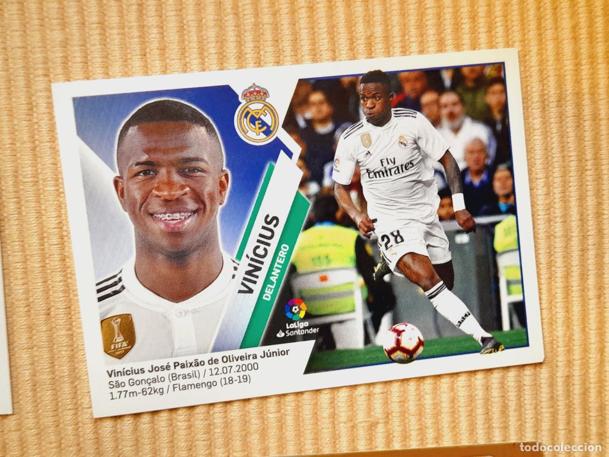 Cromos de Futebol: CROMO 14A (14 A) VINICIUS (REAL MADRID) LIGA 19-20 (2019 2020) &Aacute;LBUM ESTE
