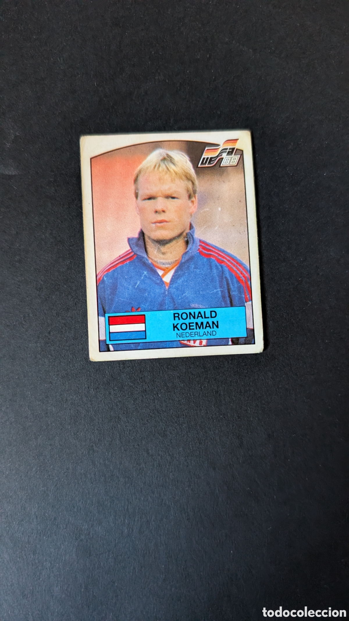 Cromos de Futebol: RONALD KOEMAN 217 HOLANDA EUROCOPA EURO ALEMANIA 1988 88 PANINI NUNCA PEGADO SIGNOS DE DESGASTE