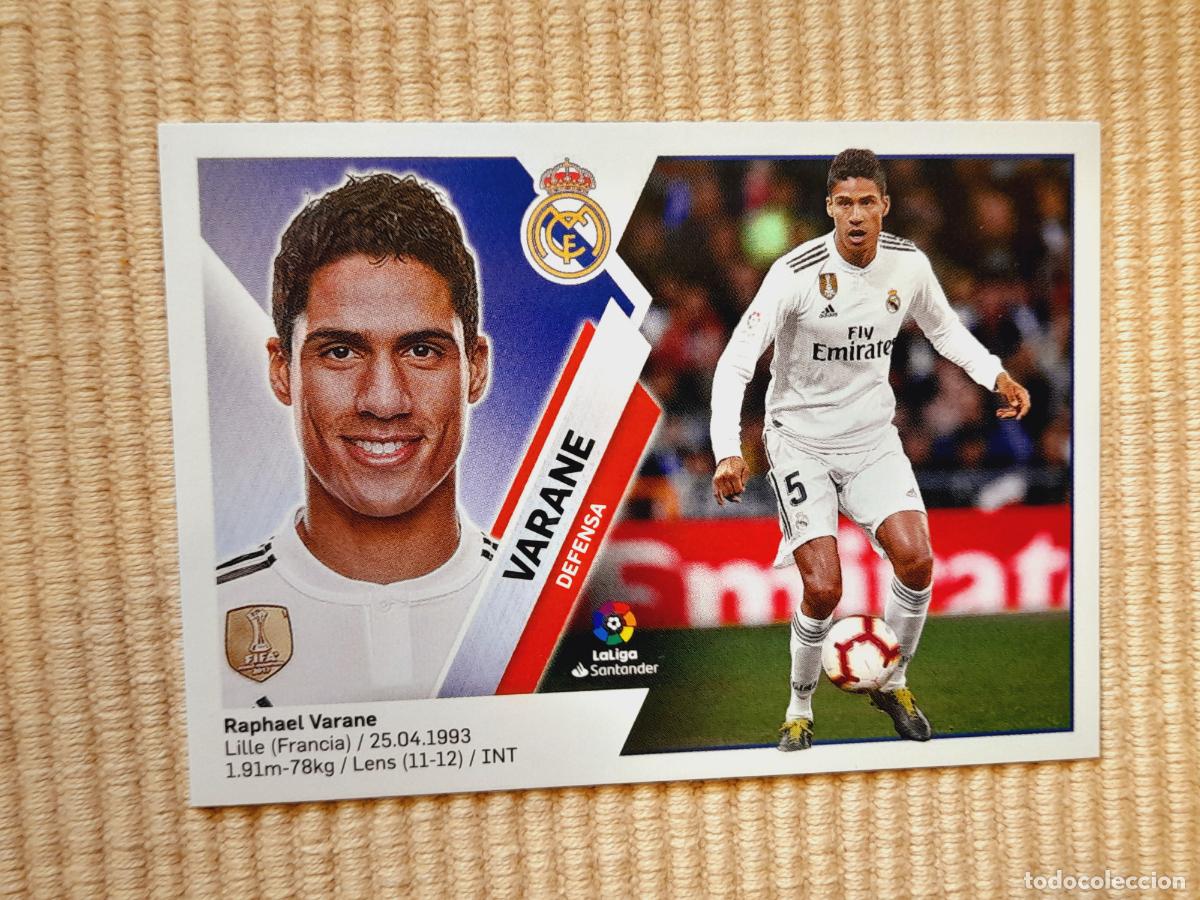 Cromos de Futebol: CROMO 5 VARANE (REAL MADRID) LIGA 19-20 (2019 2020) &Aacute;LBUM ESTE
