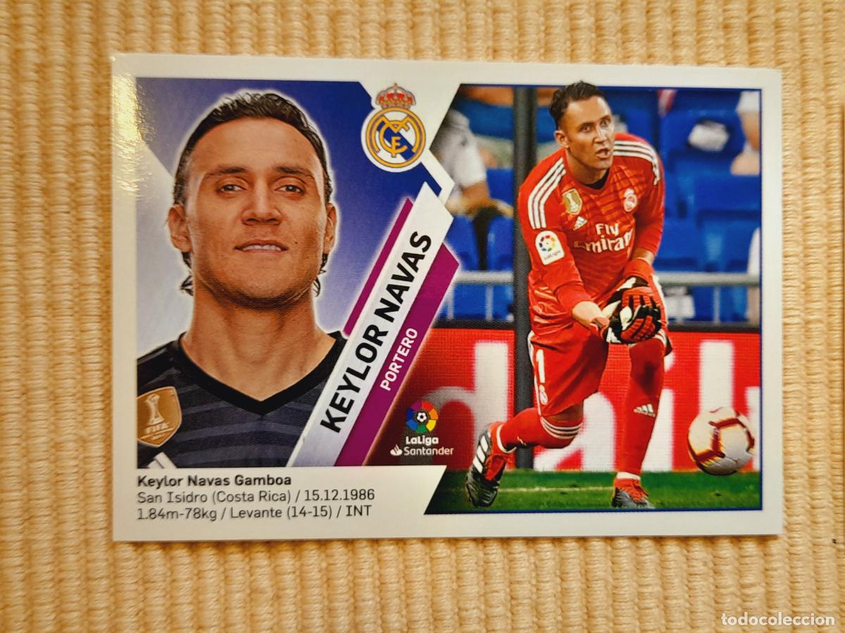 Cromos de Futebol: CROMO 2 KEYLOR NAVAS (REAL MADRID) LIGA 19-20 (2019 2020) &Aacute;LBUM ESTE