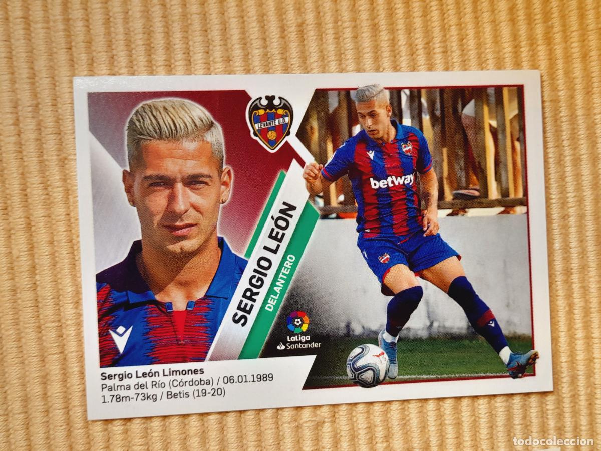 Figurine di Calcio: CROMO 7 SERGIO LEON (ULTIMOS FICHAJES) LEVANTE UD LIGA 19-20 (2019 2020) &Aacute;LBUM ESTE