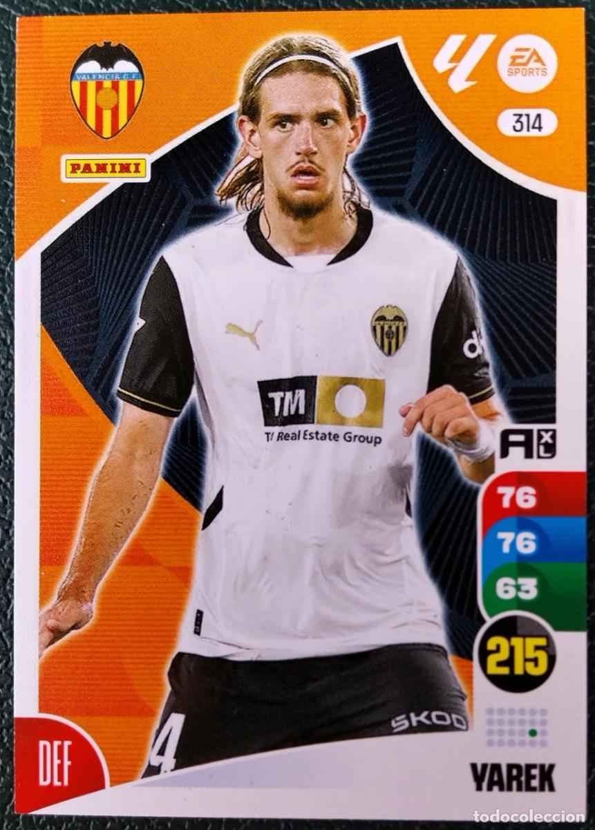 Figurine di Calcio: 314 YAREK VALENCIA CF FICHAS ALBUM ADRENALYN XL 2024 2025 24 25