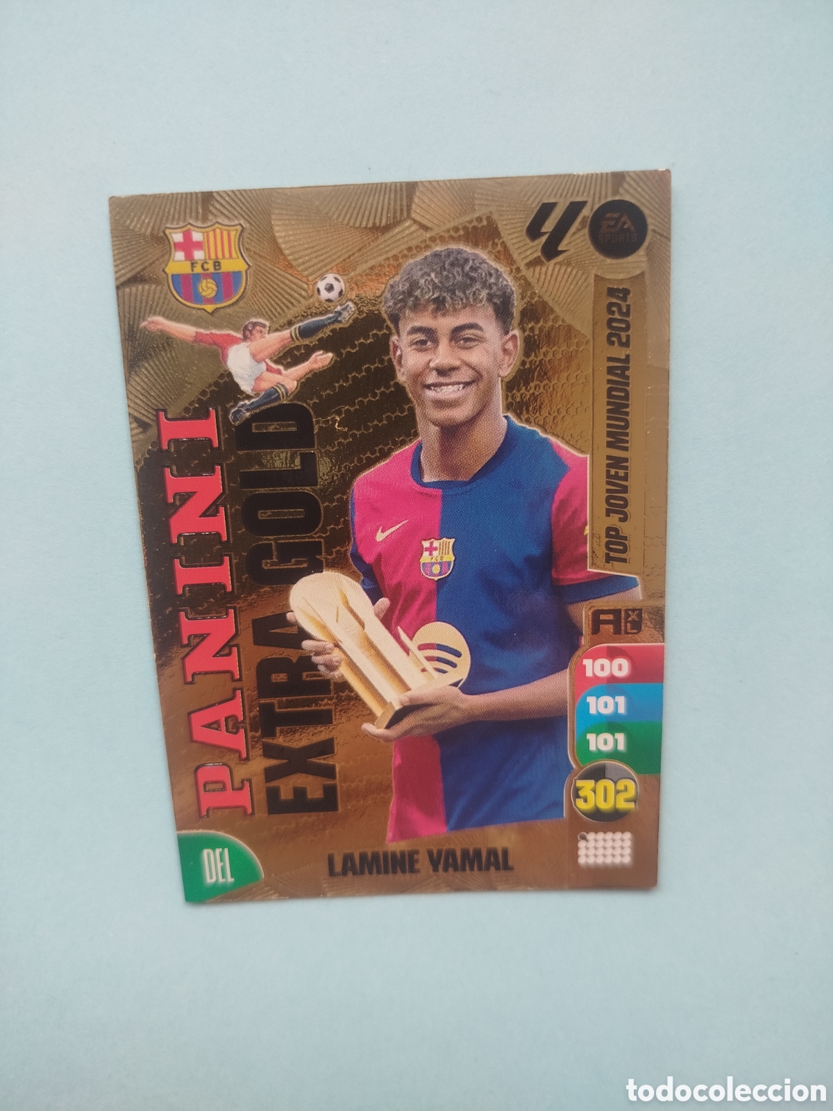 Fu&szlig;ball-Sticker: LAMINE YAMAL EXTRA GOLD 24-25 ADRENALYN