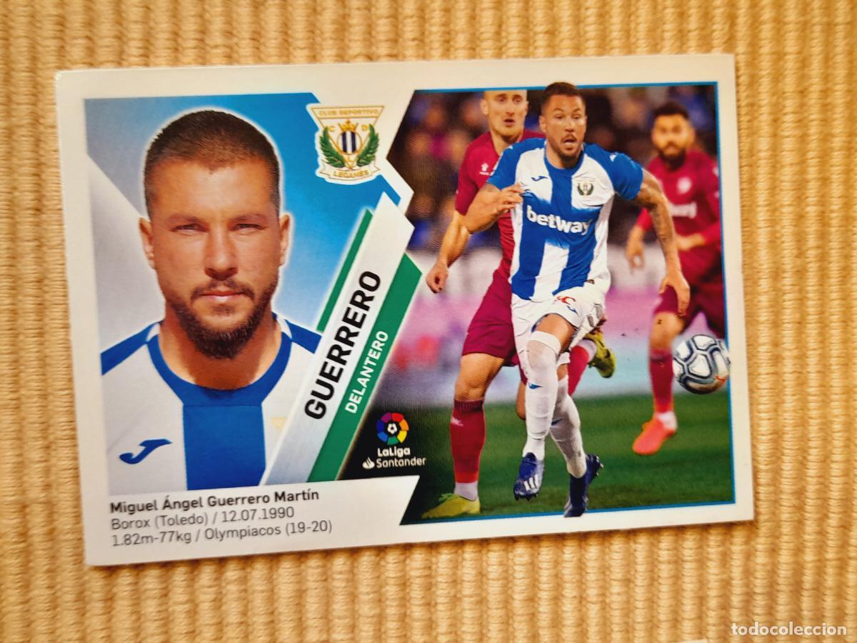 Cromos de F&uacute;tbol: CROMO 27 GUERRERO (MERCADO INVIERNO) CD LEGANES LIGA 19-20 (2019 2020) &Aacute;LBUM ESTE