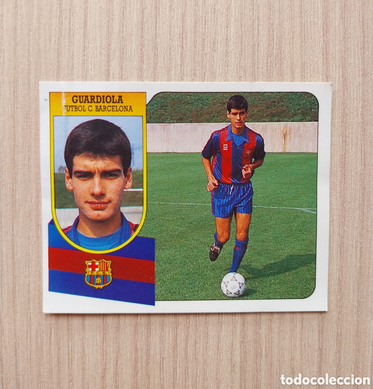 Cromos de F&uacute;tbol: GUARDIOLA ROOKIE FC BARCELONA ADHESIVO LIGA ESTE 1991 1992 91 92 CROMO NUNCA PEGADO BAR&Ccedil;A LIGA