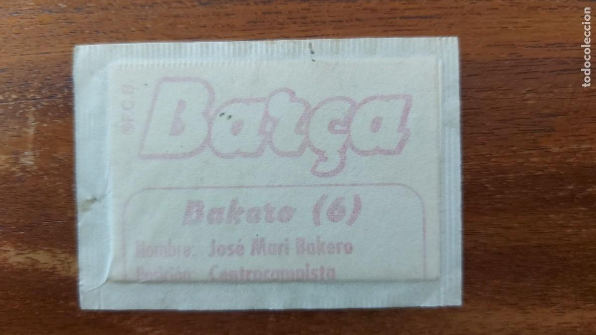 Fu&szlig;ball-Sticker: SOBRE DE BAR&Ccedil;A DE PANRICO 1996/97 96/97 SIN ABRIR CON BAKERO DENTRO - MUY BUEN ESTADO