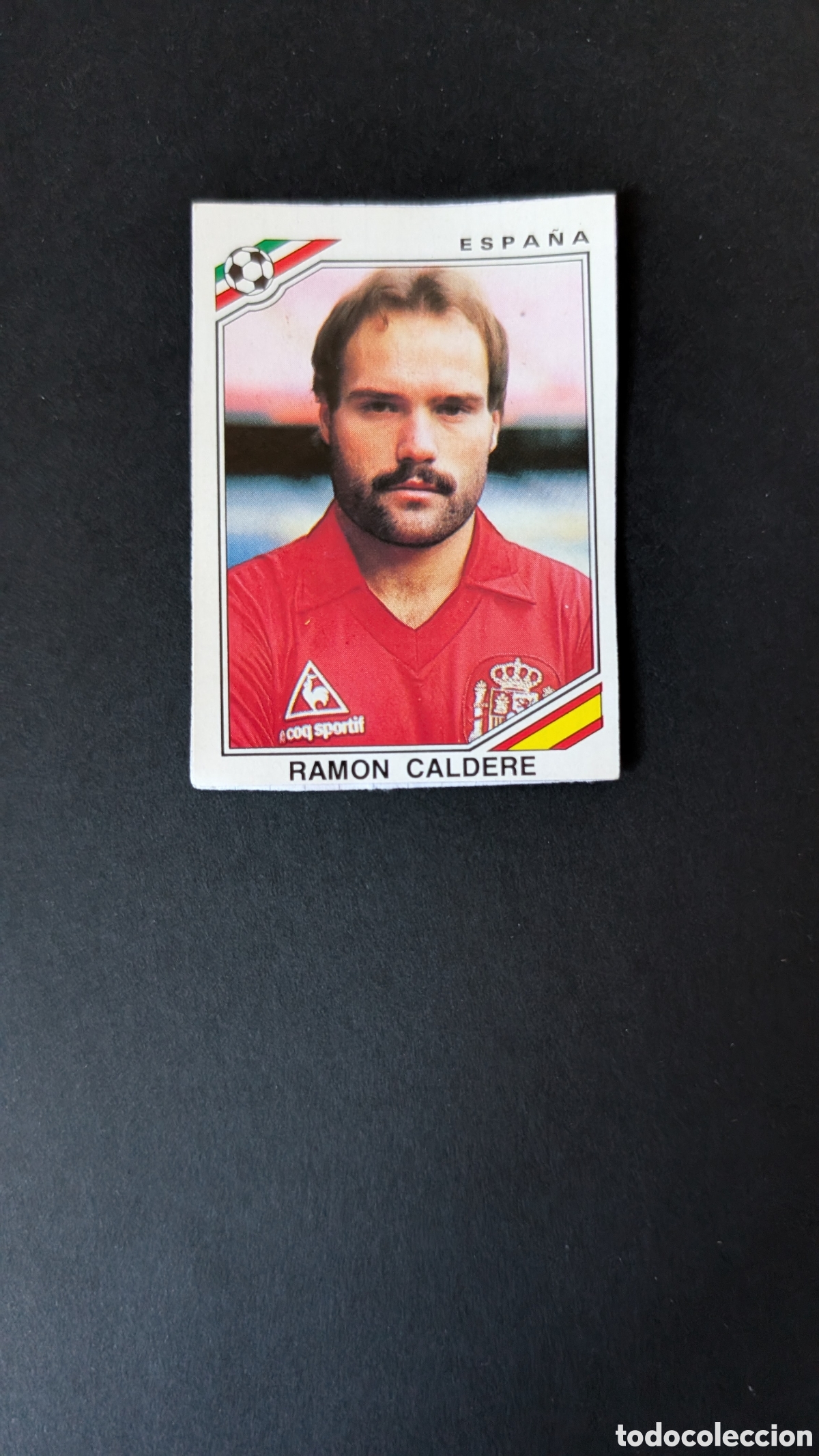 Cartes &agrave; collectionner de Football: CALDERE 268 ESPA&Ntilde;A MUNDIAL MEXICO 1986 86 PANINI RECUPERADO
