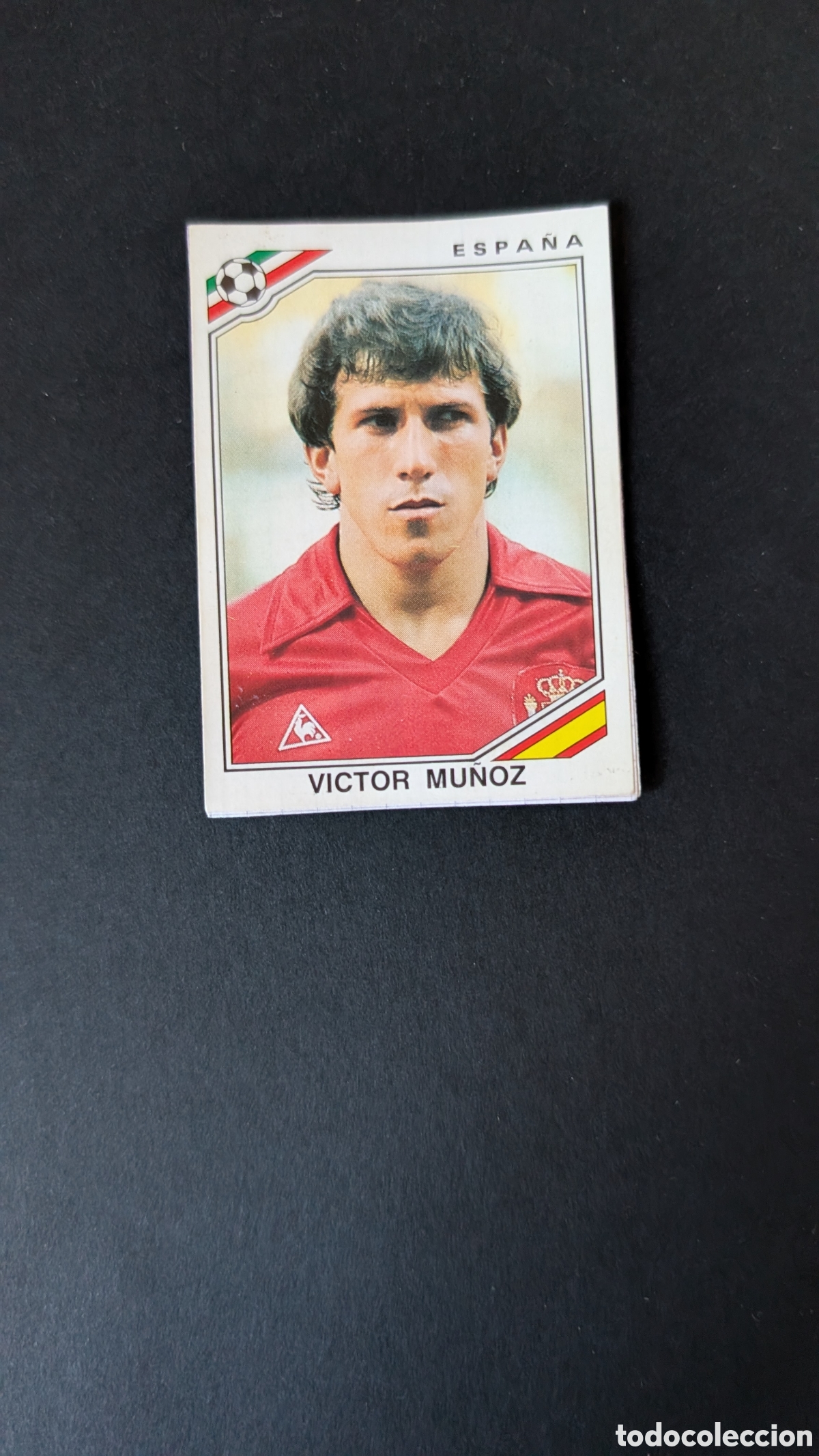 Cartes &agrave; collectionner de Football: VICTOR MU&Ntilde;OZ 265 ESPA&Ntilde;A MUNDIAL MEXICO 1986 86 PANINI RECUPERADO