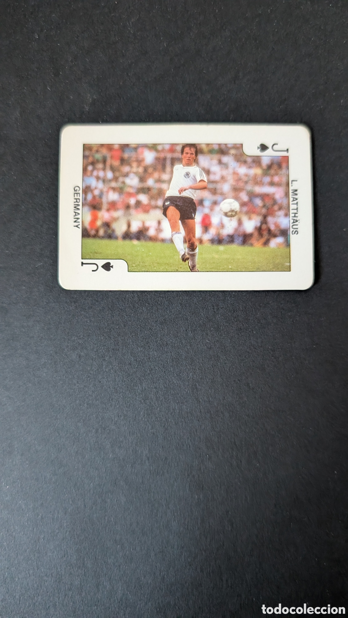 Cromos de Futebol: MATTHAUS ALEMANIA J PICAS FOOTBALL NAIPE CARTA BARAJA EUROCOPA EURO 1988 88 BUEN ESTADO