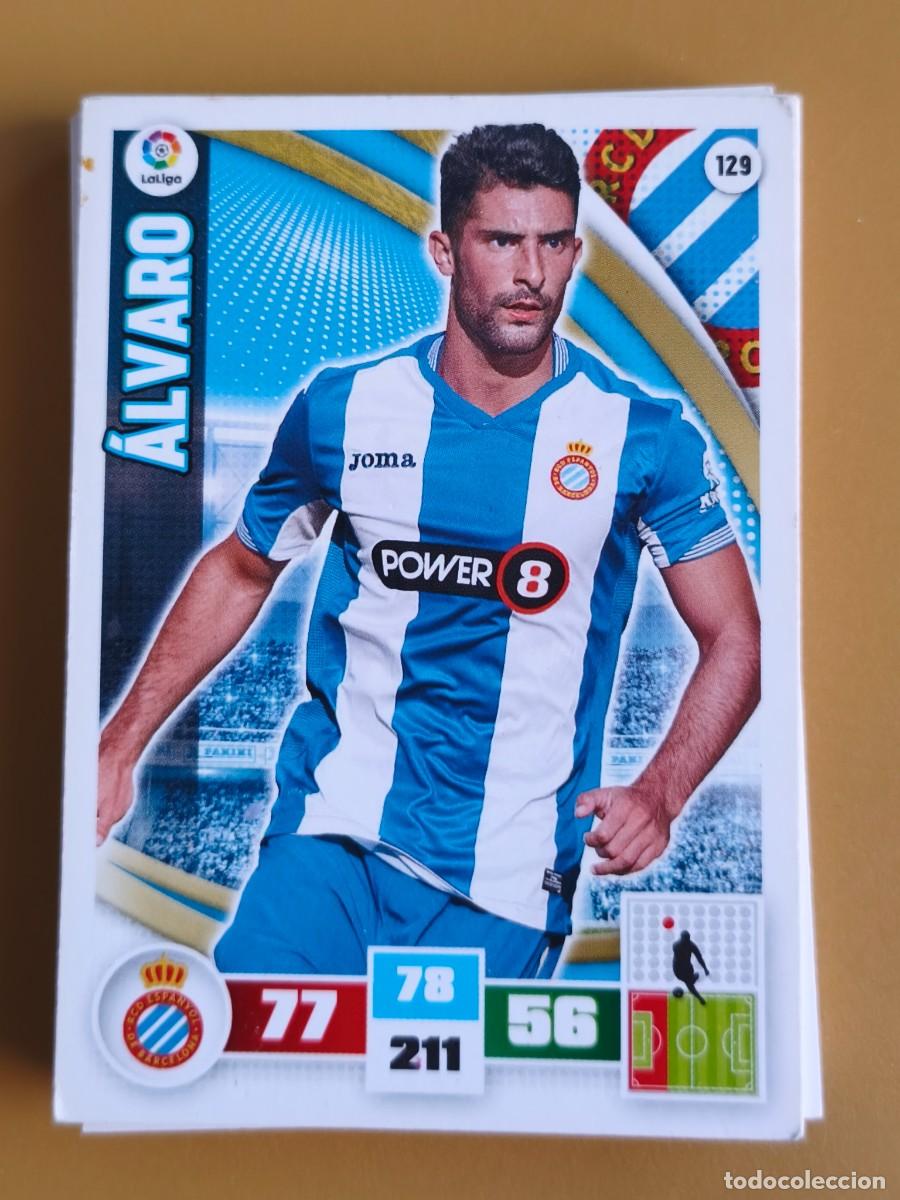 Cromos de f&uacute;tbol: alvaro, adrenalyn 2015 16 - Foto 1