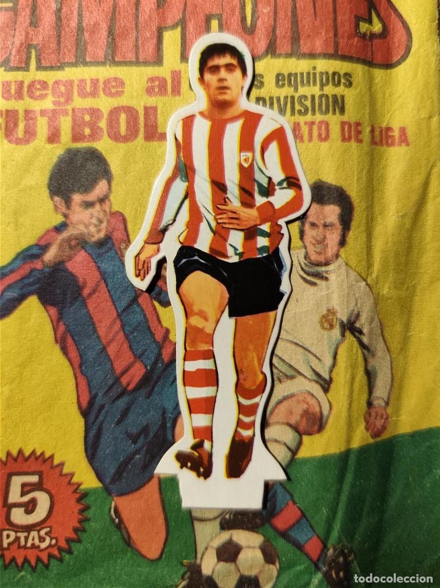 Cromos de F&uacute;tbol: GUISASOLA ATHLETIC BILBAO ANCEO 1973 1974 CROMO TROQUELADO FUTBOL 73 74 JUEGO DE CAMPEONES