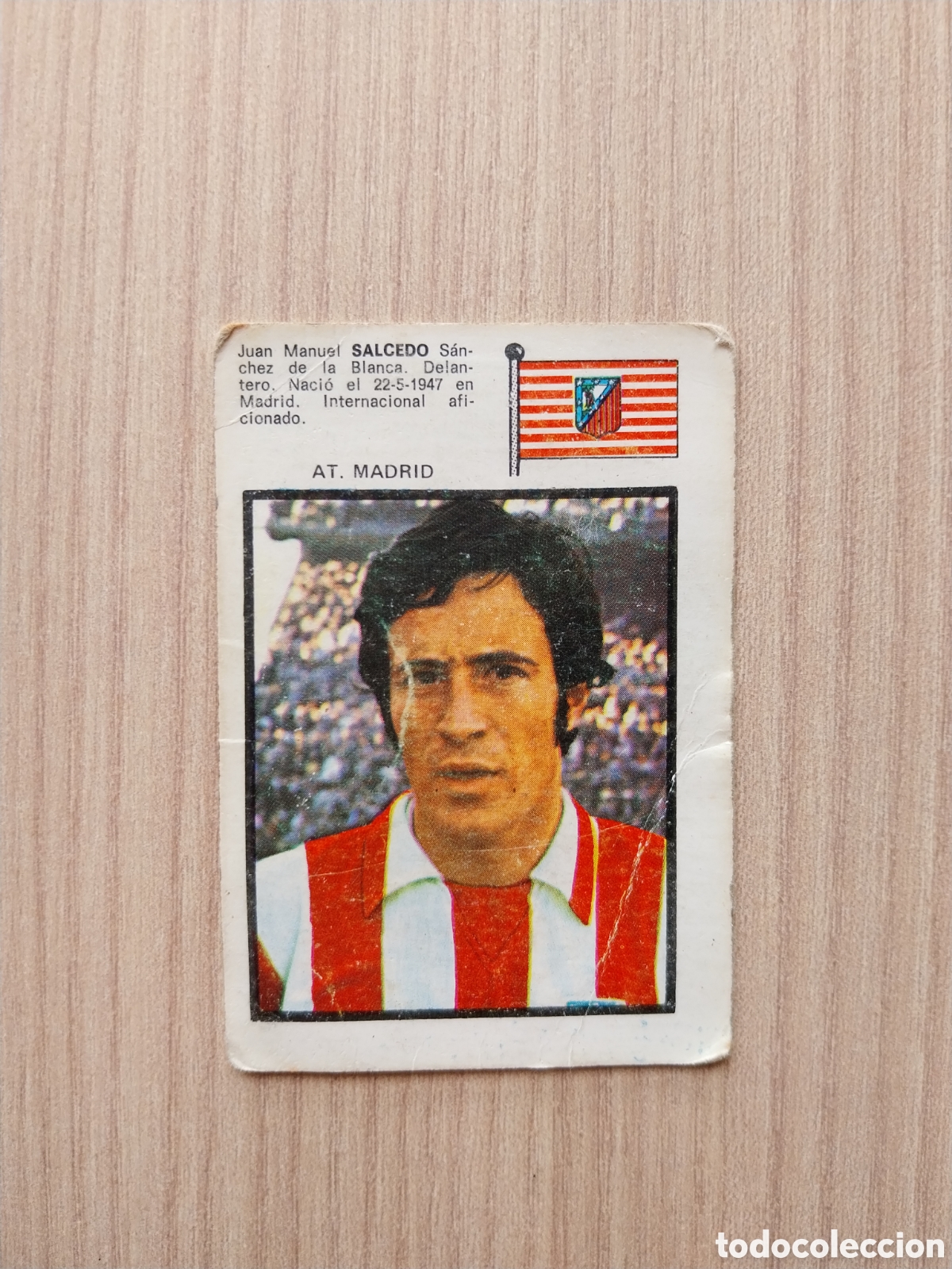 Cromos de F&uacute;tbol: SALCEDO FHER 1971 1972 71 72 CROMO NUNCA PEGADO ATL&Eacute;TICO DE MADRID F&Uacute;TBOL LIGA