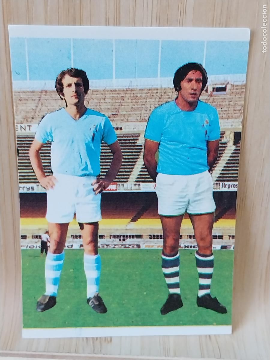 Cromos de F&uacute;tbol: NAVAS - NAVARRO CELTA VIGO RUIROMER A&Ntilde;O 1975 75 76 CROMO 39 *-++-* SIN PEGAR NUNCA ROMERO