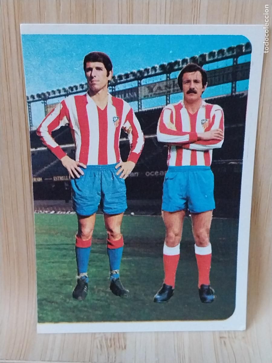 Cromos de F&uacute;tbol: SALCEDO - ALBERTO ATLETICO MADRID RUIROMER A&Ntilde;O 1975 75 76 CROMO 12 *-++-* SIN PEGAR NUNCA ROMERO