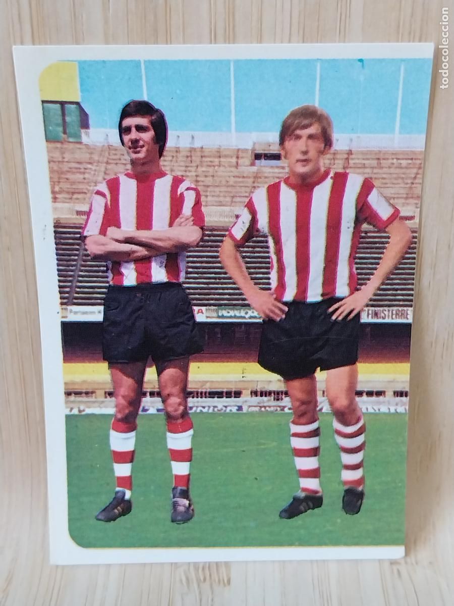 Cromos de F&uacute;tbol: IGARTUA - CARLOS ATLETICO MADRID RUIROMER A&Ntilde;O 1975 75 76 CROMO 5 *-++-* SIN PEGAR NUNCA ROMERO