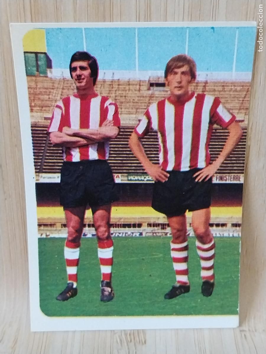 Cromos de F&uacute;tbol: IGARTUA - CARLOS ATLETICO MADRID RUIROMER A&Ntilde;O 1975 75 76 CROMO 5 *-+*+-* SIN PEGAR NUNCA ROMERO