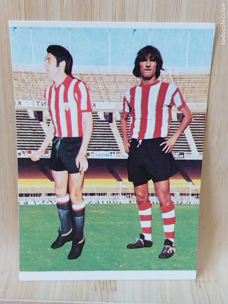 Figurine di Calcio: ROJO II - MADARIAGA ATHLETIC BILBAO RUIROMER A&Ntilde;O 1975 75 76 CROMO 3 *-+*+-* SIN PEGAR NUNCA ROMERO