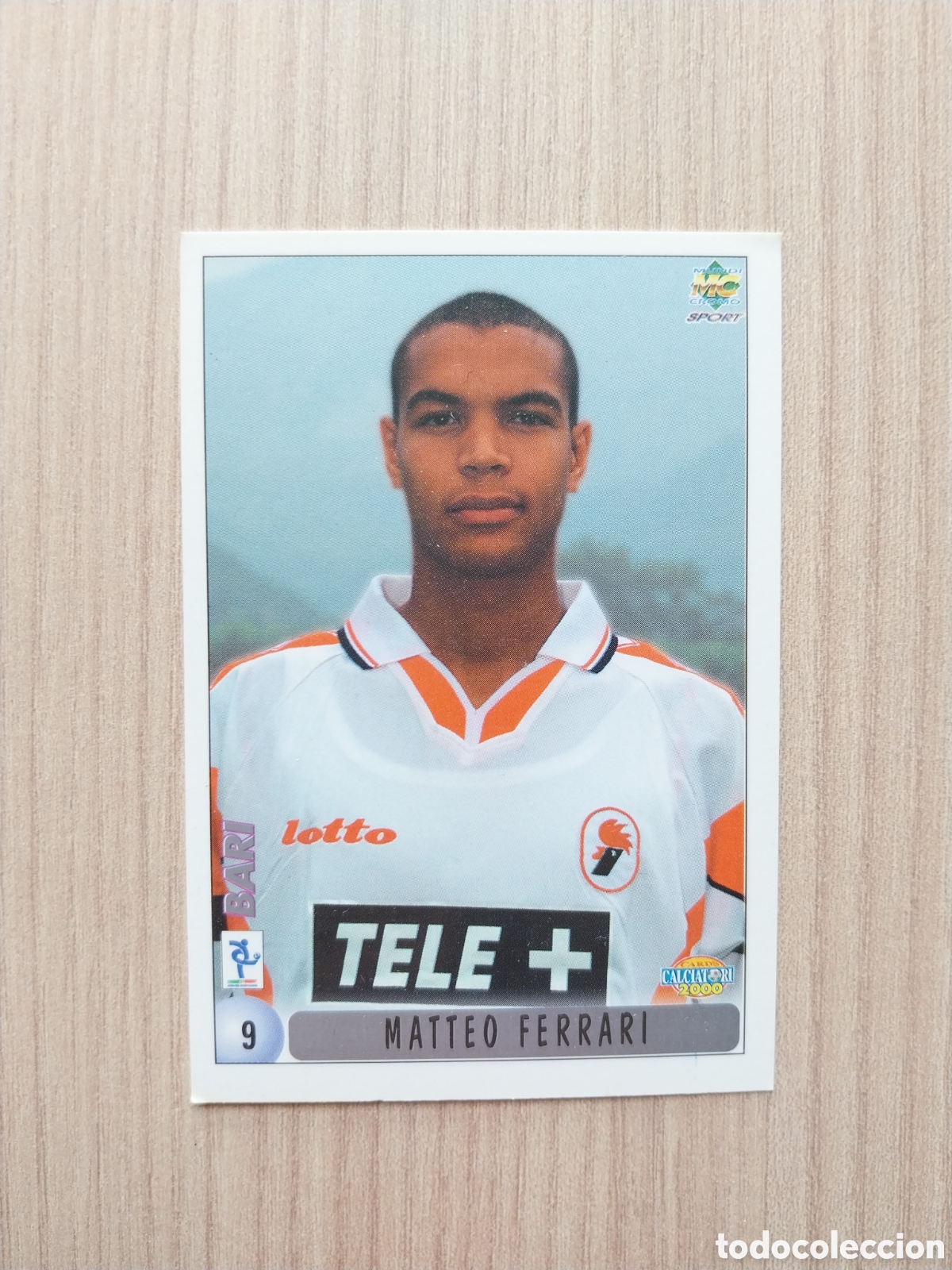 Cromos de F&uacute;tbol: MATTEO FERRARI HANY SAID N&deg; 9 CALCIATORI 1999 2000 99 00 BARI MUNDICROMO ITALIA CARTA F&Uacute;TBOL