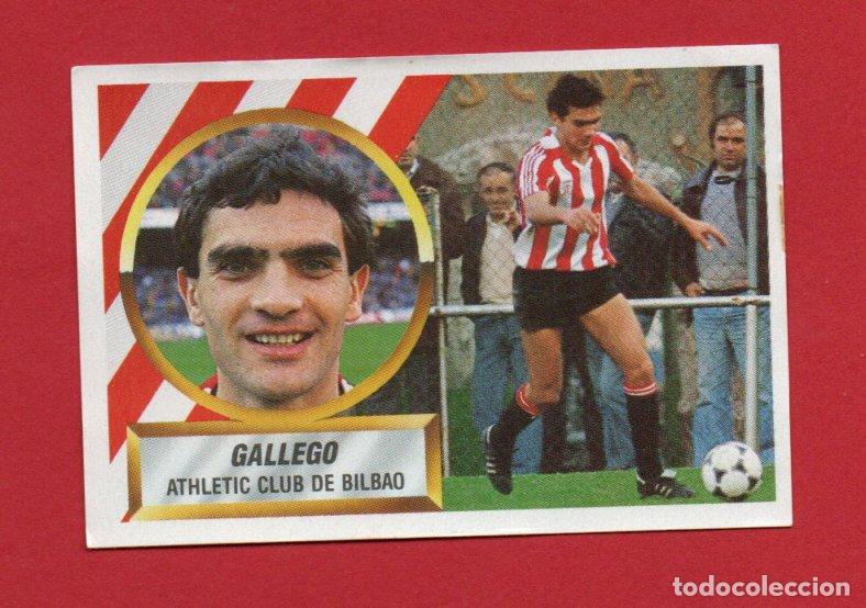Cromos de F&uacute;tbol: ESTE 88 89 GALLEGO DEL ATHLETIC DE BILBAO SIN # NUEVO SIN PEGAR ESTE 1988 1989