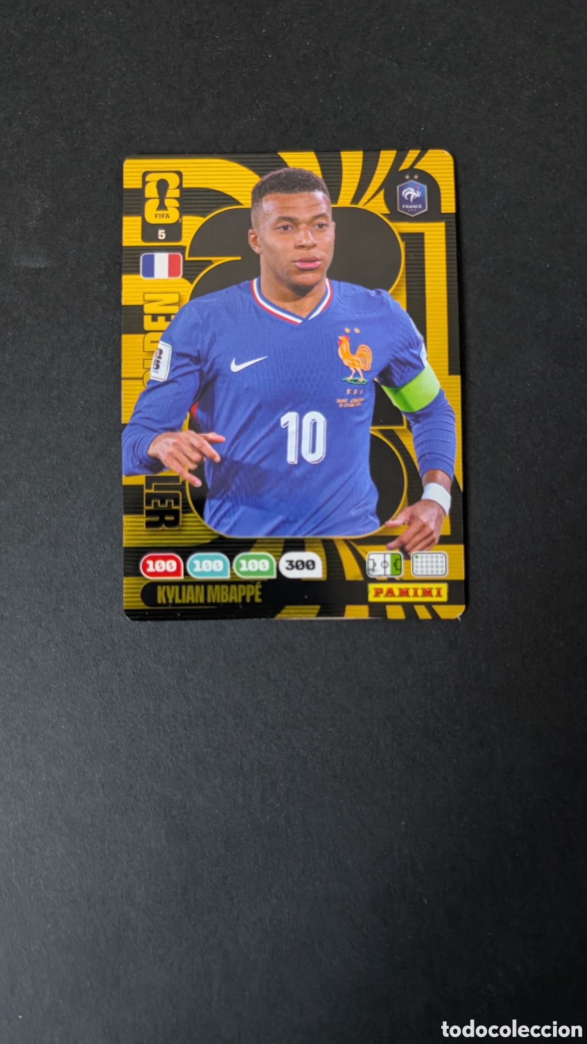 Fu&szlig;ball-Sticker: MBAPPE FRANCIA 5 GOLDEN BALLER ADRENALYN XL FIFA WORLD CUP 2026 26 USA PANINI