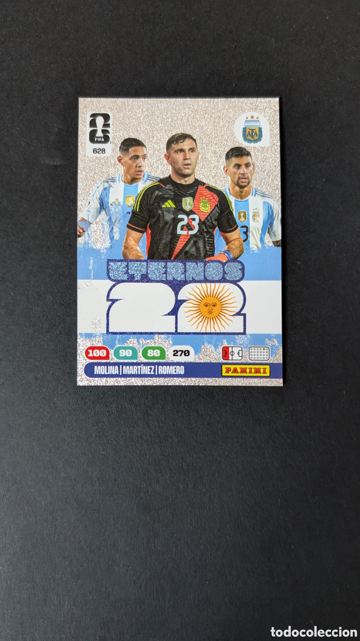 Cartes &agrave; collectionner de Football: MOLINA MARTINEZ ROMERO 628 ETERNOS ARGENTINA ADRENALYN XL FIFA WORLD CUP 2026 26 USA PANINI