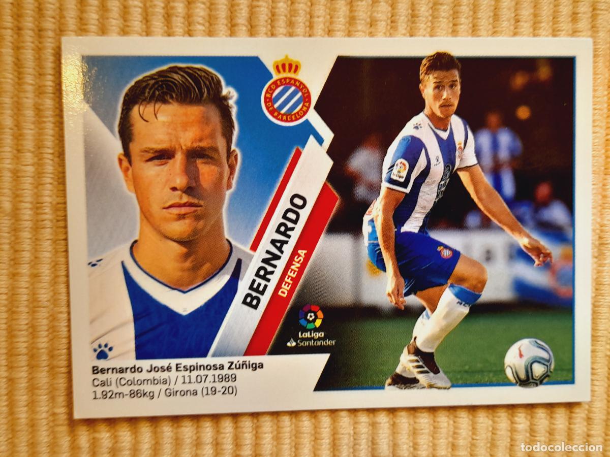 Cromos de F&uacute;tbol: CROMO 10 BERNARDO (ULTIMOS FICHAJES) RCD ESPANYOL LIGA 19-20 (2019 2020) &Aacute;LBUM ESTE