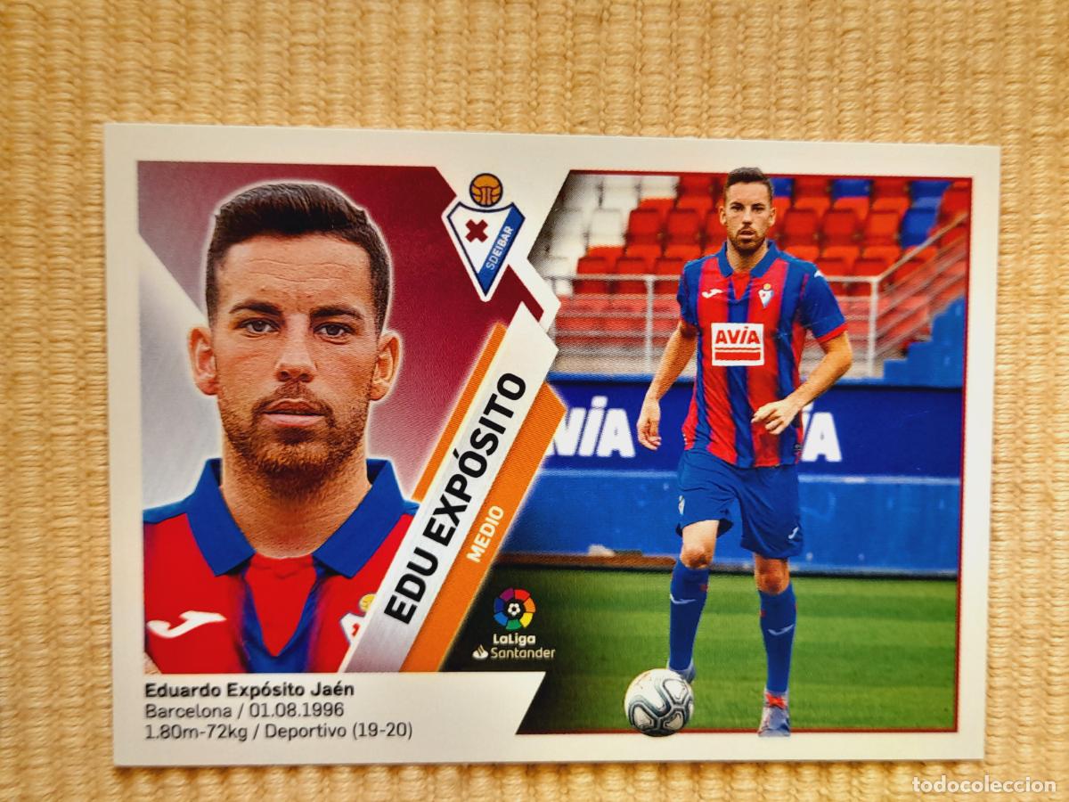 Cromos de F&uacute;tbol: CROMO 13 EDU EXPOSITO (ULTIMOS FICHAJES) SD EIBAR LIGA 19-20 (2019 2020) &Aacute;LBUM ESTE