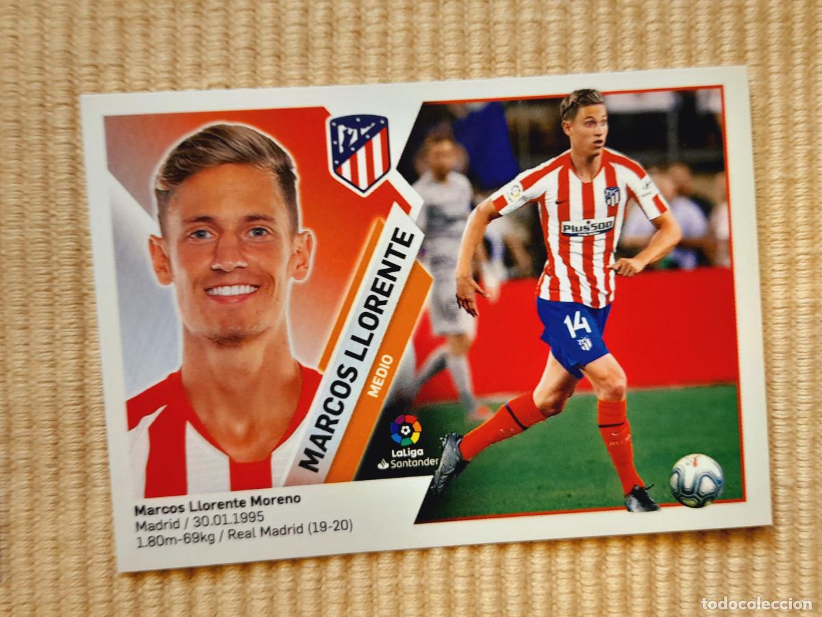Cromos de F&uacute;tbol: CROMO 9 MARCOS LLORENTE (ULTIMOS FICHAJES) ATLETICO MADRID LIGA 19-20 (2019 2020) &Aacute;LBUM ESTE