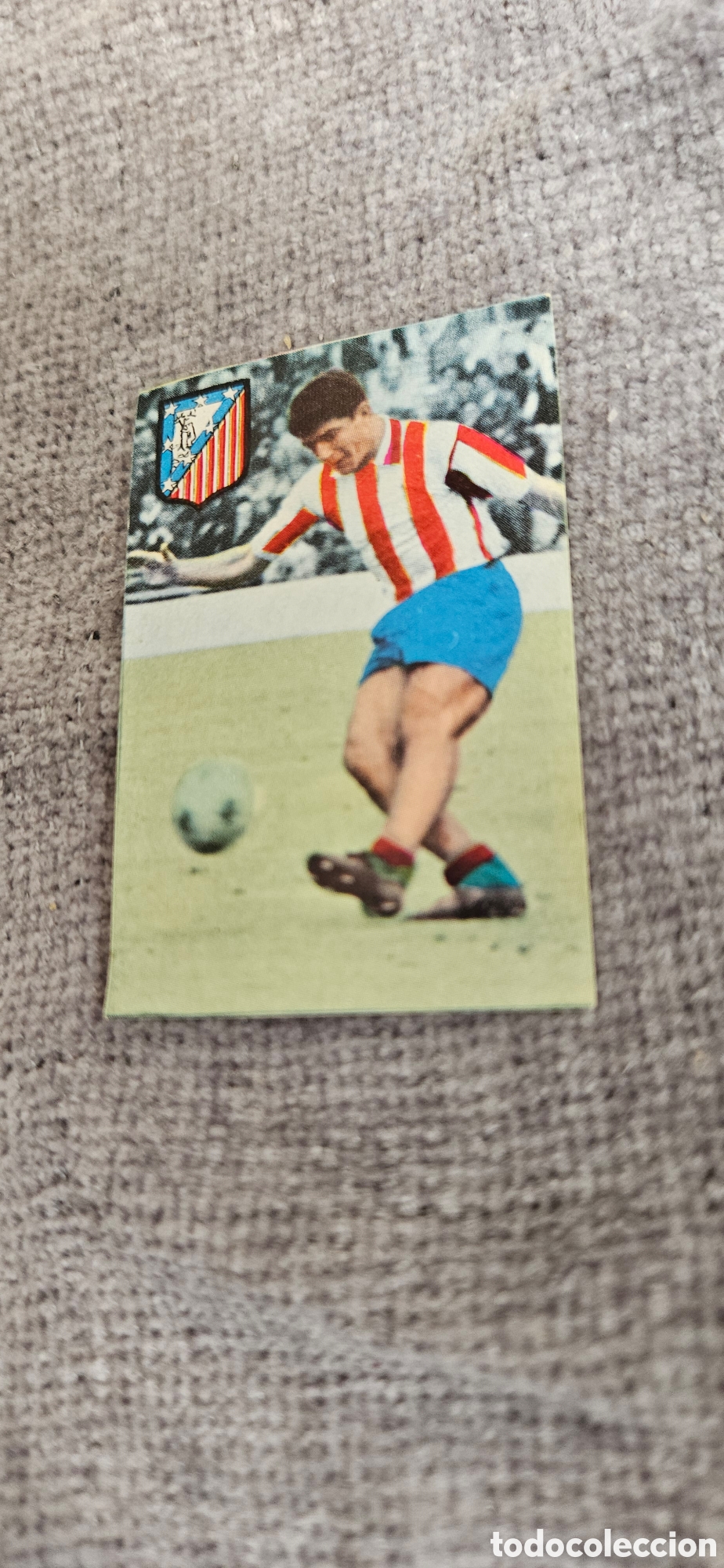 Cromos de F&uacute;tbol: Collar error atl&eacute;tico de Madrid fher sin nombre disgra 1967 1968 67 68
