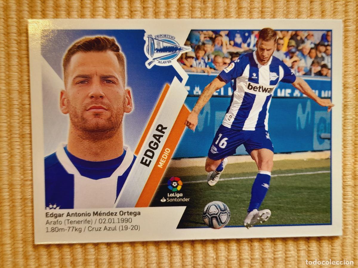 Cromos de F&uacute;tbol: CROMO 4 EDGAR (MERCADO INVIERNO) DEPORTIVO ALAVES LIGA 19-20 (2019 2020) &Aacute;LBUM ESTE