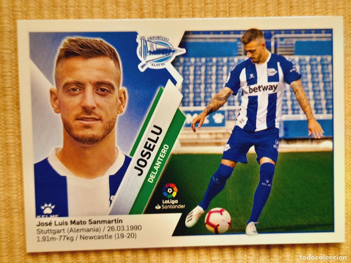 Cromos de F&uacute;tbol: CROMO 15 JOSELU (DEPORTIVO ALAVES) LIGA 19-20 (2019 2020) &Aacute;LBUM ESTE