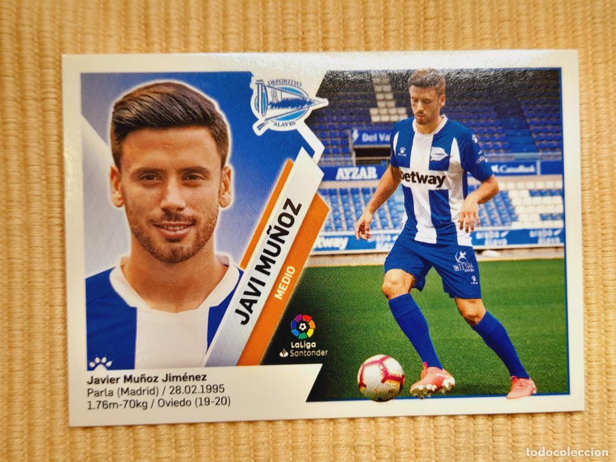 Cromos de F&uacute;tbol: CROMO 12 B JAVI MU&Ntilde;OZ (DEPORTIVO ALAVES) LIGA 19-20 (2019 2020) &Aacute;LBUM ESTE