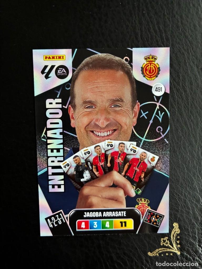 Cromos de F&uacute;tbol: 491 JAGOBA ARRASATE ENTRENADOR MALLORCA ADRENALYN LIGA 25 26 2025 2026 PANINI album
