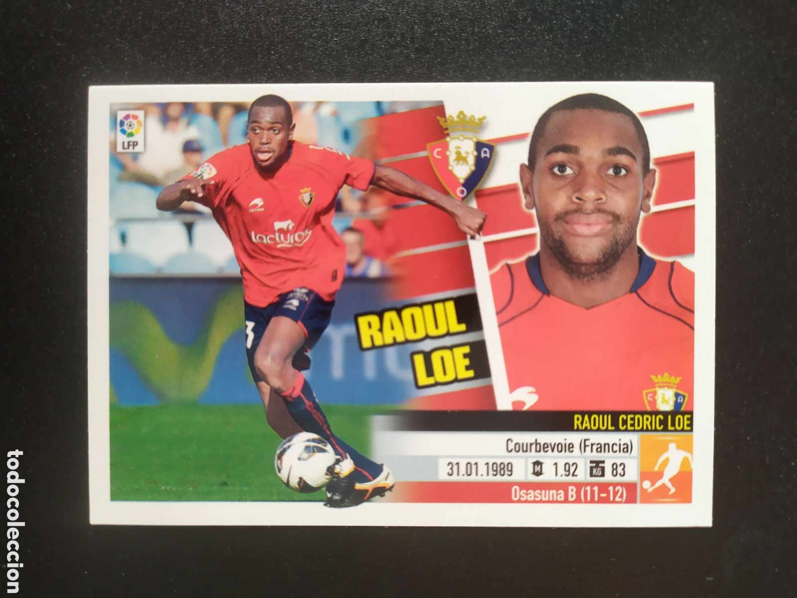 Cromos de F&uacute;tbol: Liga este 2013 2014 13 14 panini Raoul Loe n&ordm; 9 B Osasuna