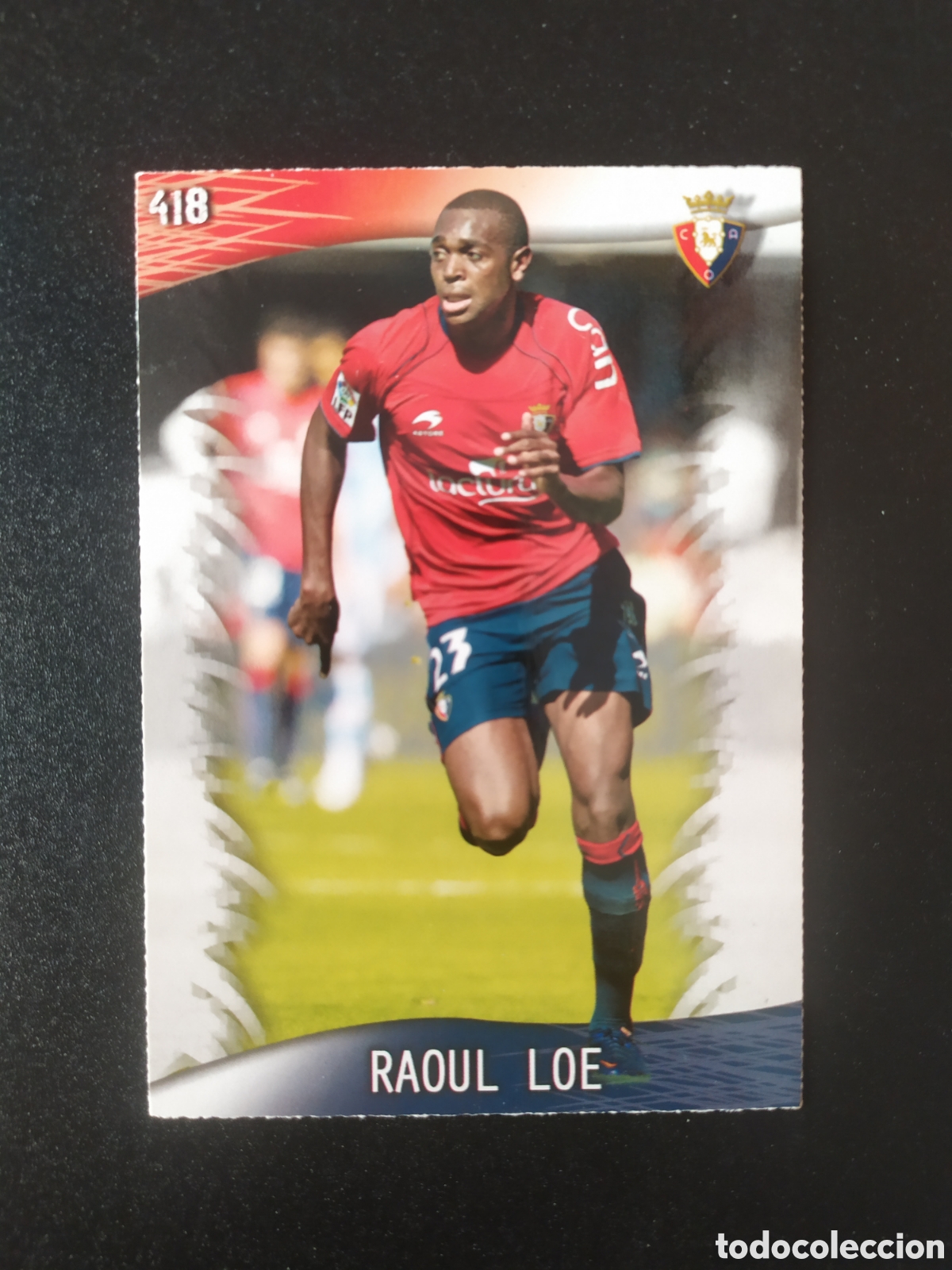Cromos de F&uacute;tbol: Mundicromo fichas Liga 2013 2014 13 14 Raoul Loe n&deg; 418 Osasuna