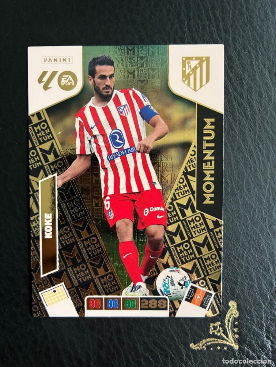 Cromos de F&uacute;tbol: KOKE MOMENTUM ATLETICO MADRID ADRENALYN LIGA 25 26 2025 2026 PANINI album